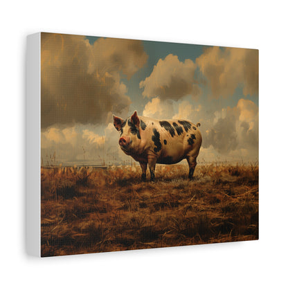 Gloucestershire "Penelope" Pig Canvas 1.25"