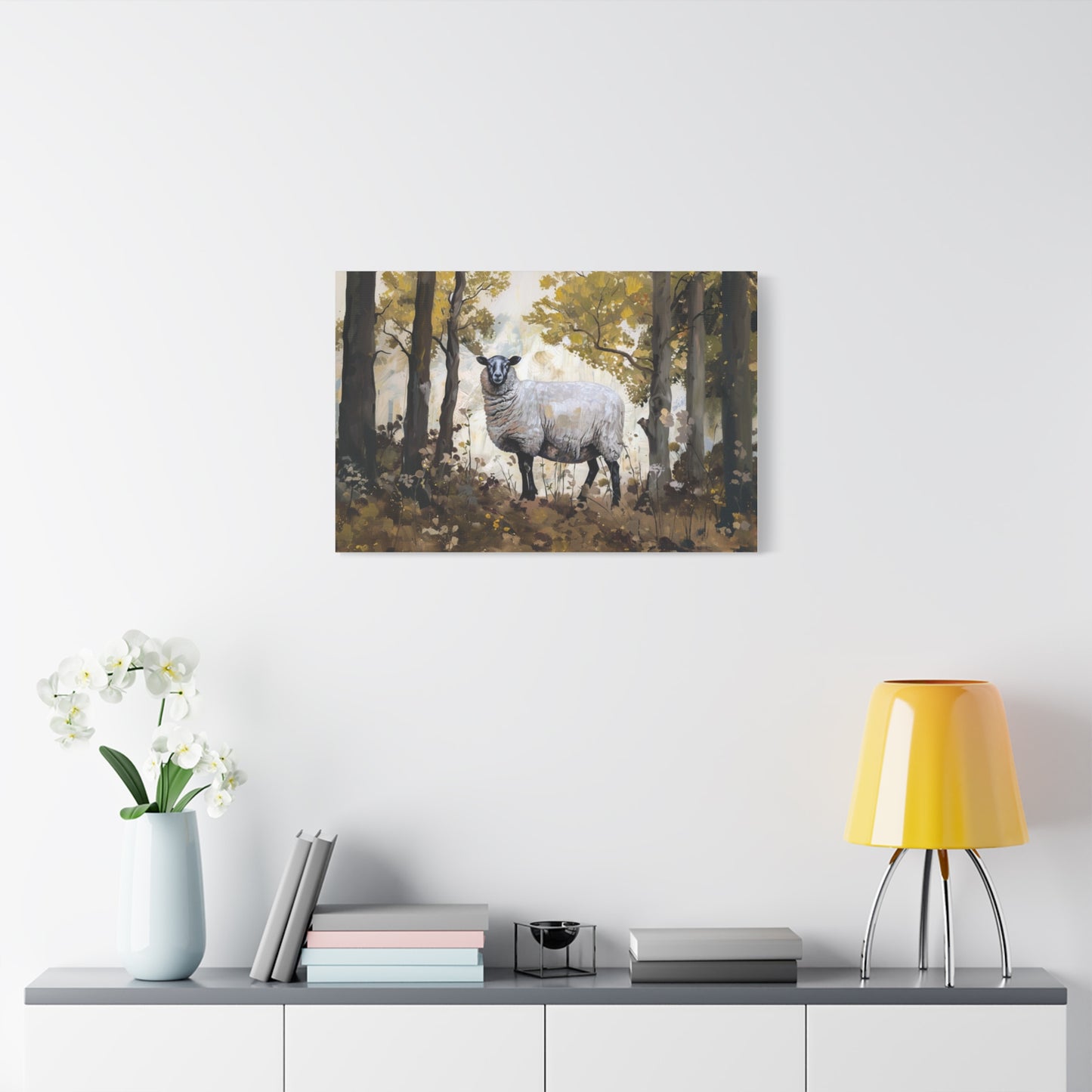 Suffolk "Dolly" Sheep Canvas 1.25"