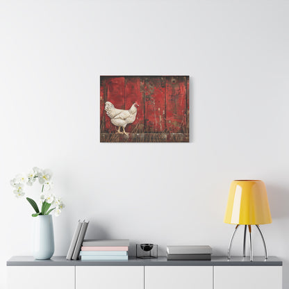 Leghorn "Spice" Chicken Canvas 1.25"