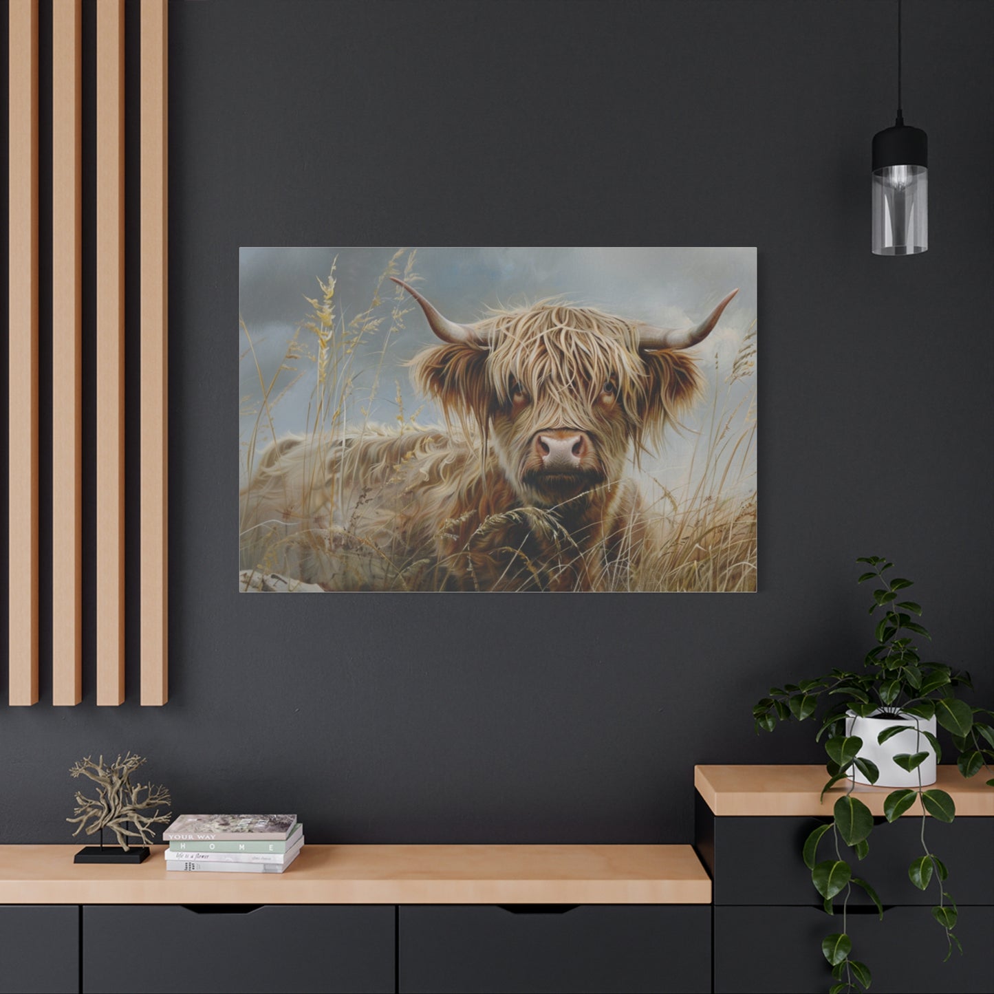 Highland "Goldilocks 2" Cow Canvas 1.25"