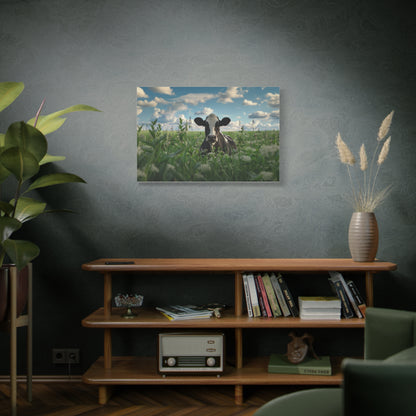 Holstein "Sky" Friesian Cow Canvas 1.25"