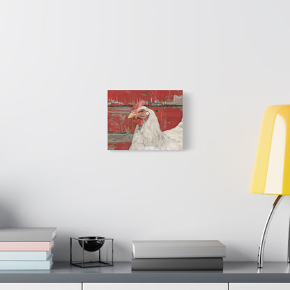 Leghorn "Bella" Chicken Canvas 1.25"