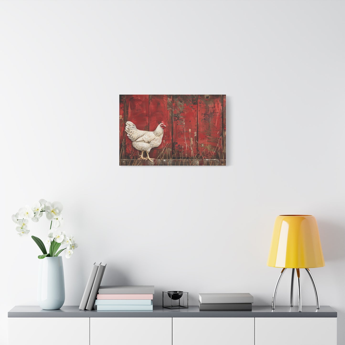 Leghorn "Spice" Chicken Canvas 1.25"