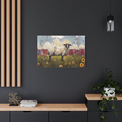 Suffolk "Bella" Sheep Canvas 1.25"