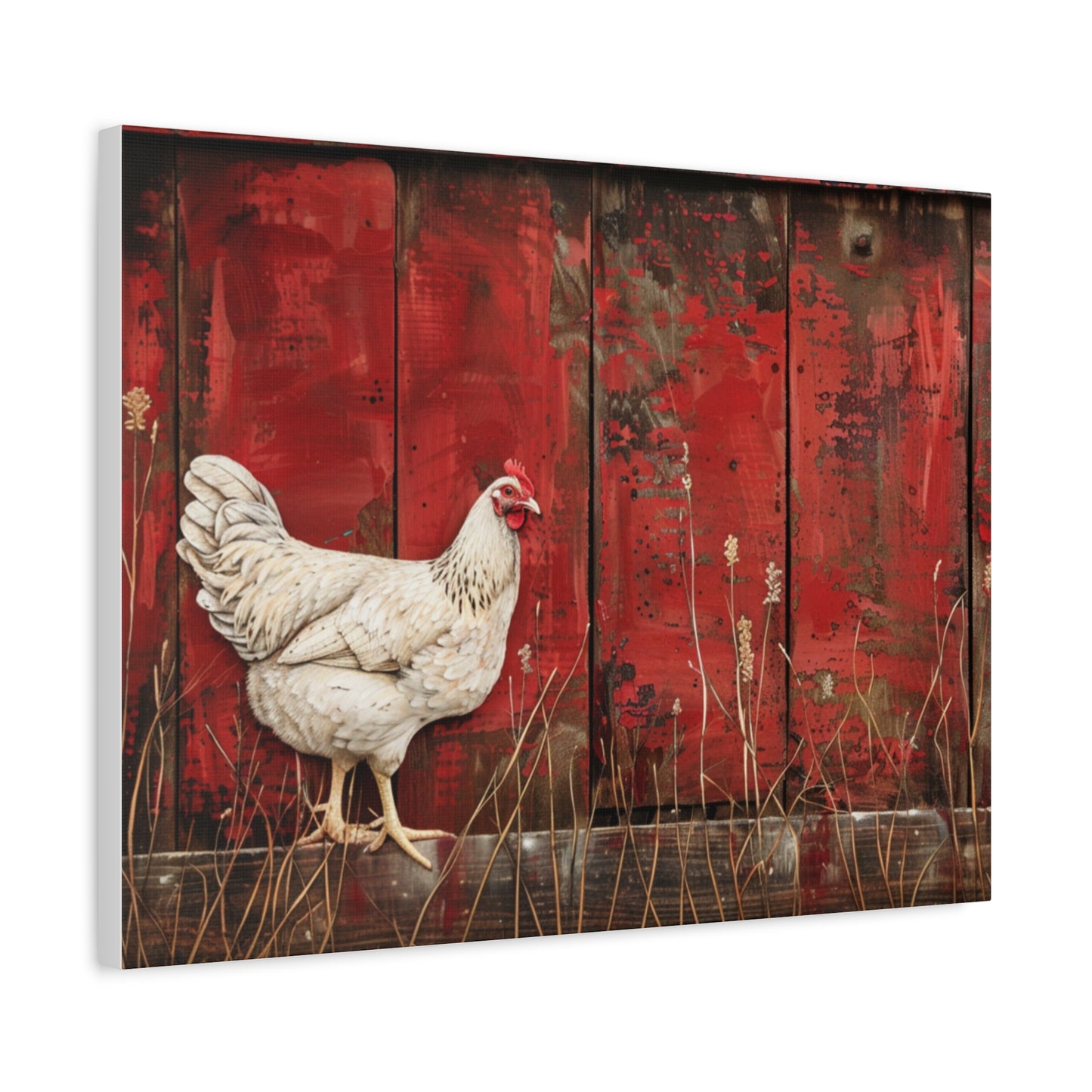 Leghorn "Spice" Chicken Canvas 1.25"