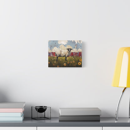 Suffolk "Bella" Sheep Canvas 1.25"