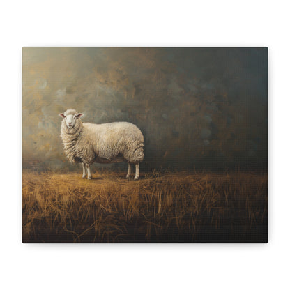 Suffolk "Molly" Sheep Canvas 1.25"