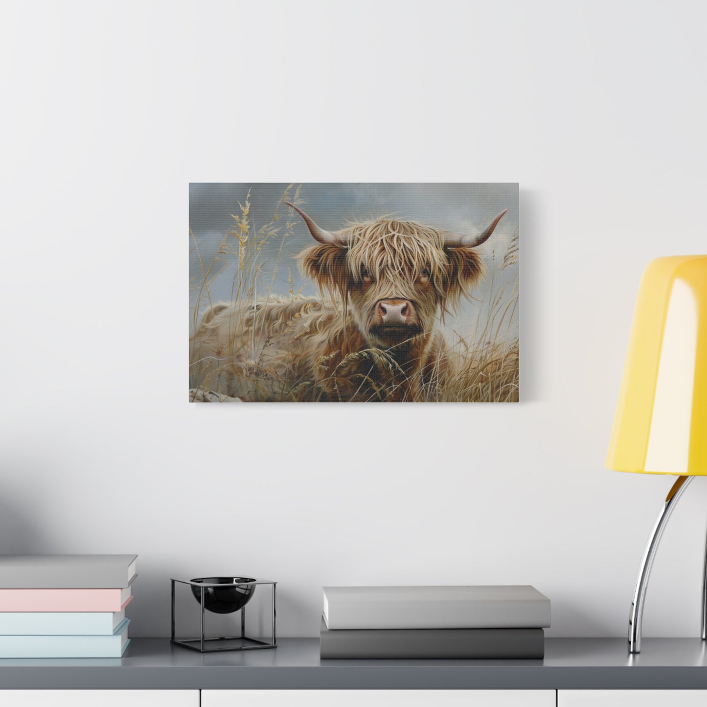 Highland "Goldilocks 2" Cow Canvas 1.25"