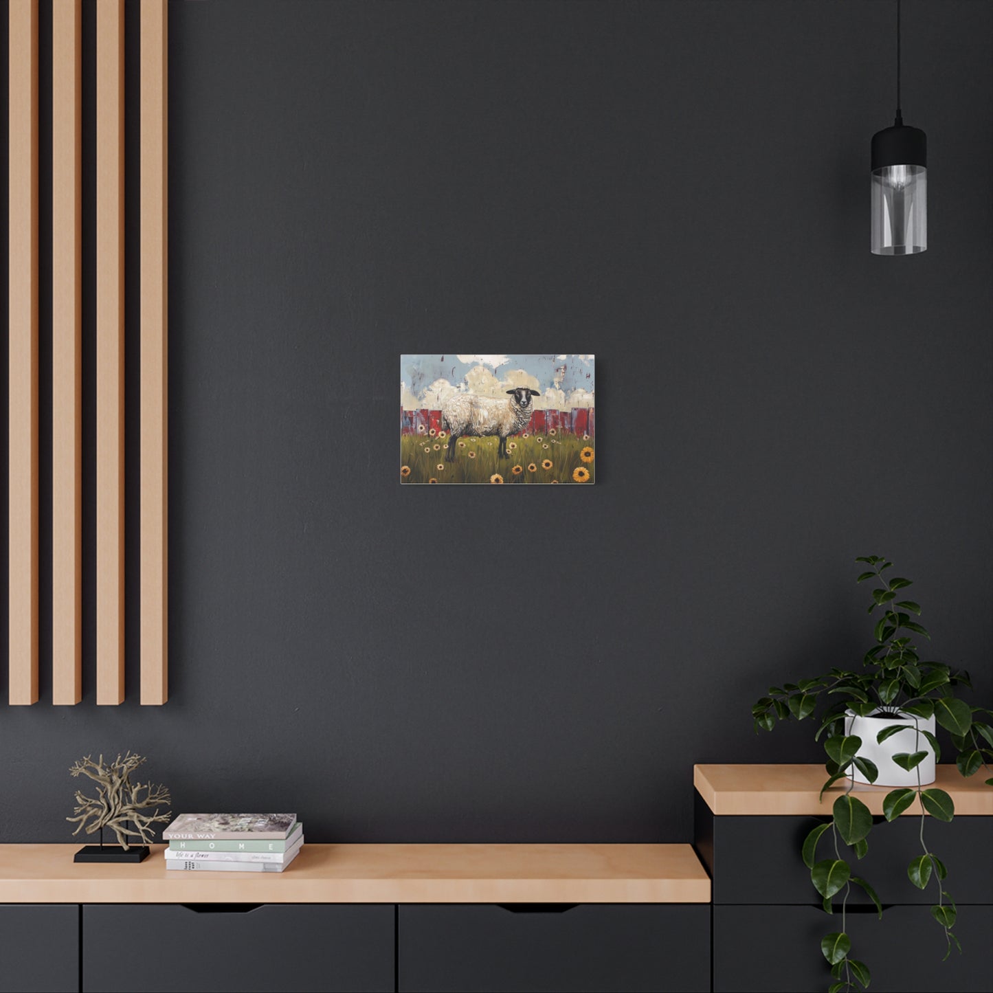 Suffolk "Bella" Sheep Canvas 1.25"