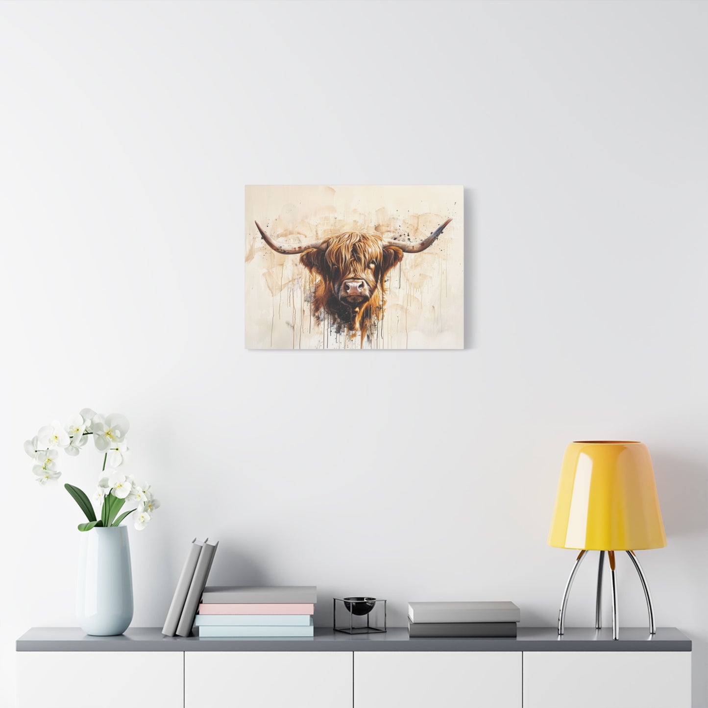 Highland "Red" Cow Canvas 1.25"