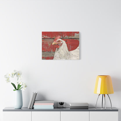 Leghorn "Bella" Chicken Canvas 1.25"