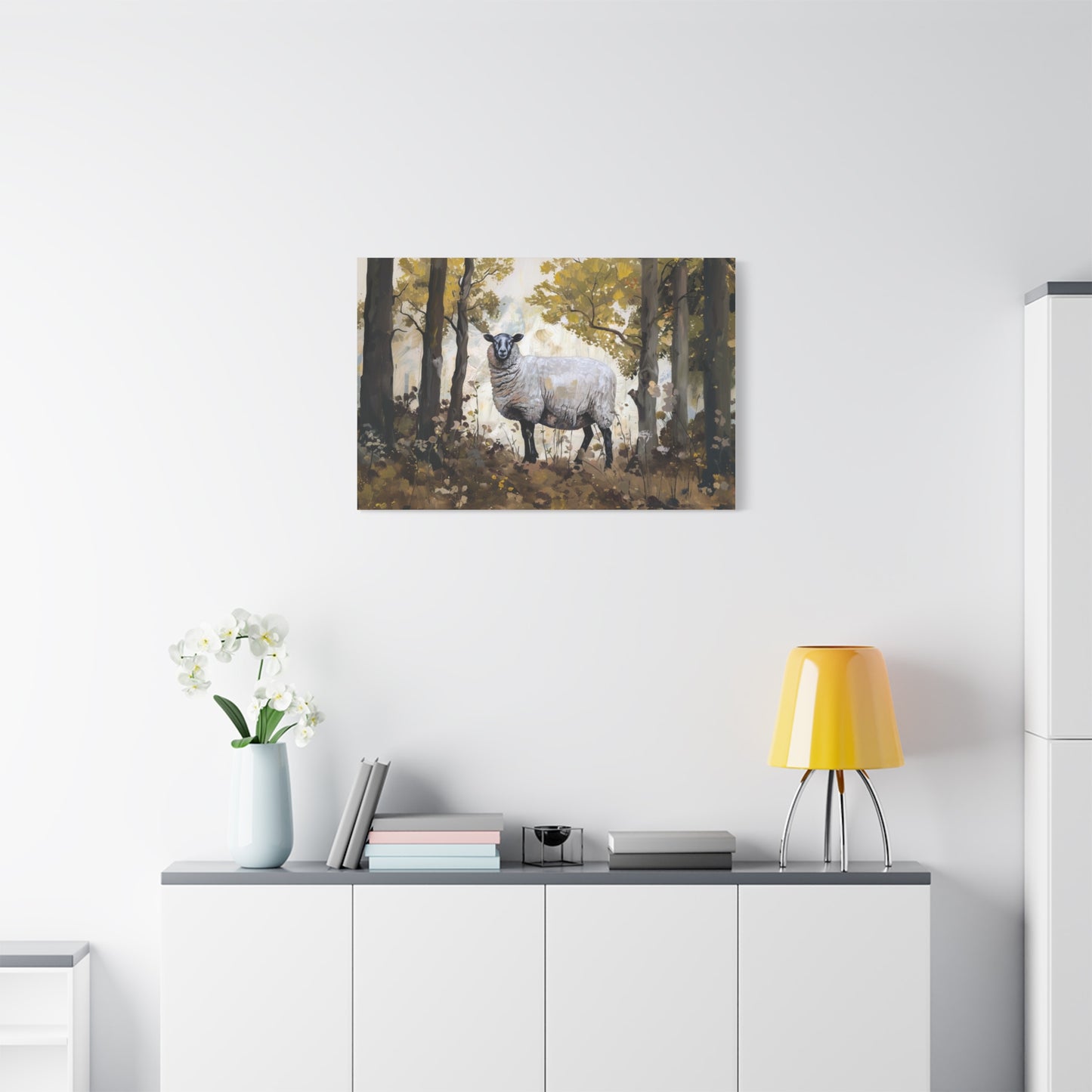 Suffolk "Dolly" Sheep Canvas 1.25"