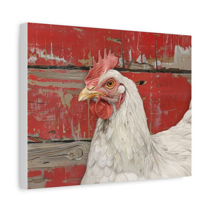 Leghorn "Bella" Chicken Canvas 1.25"