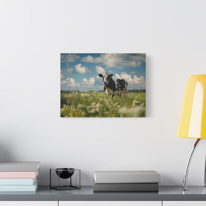 Holstein "Daisy" Friesian Cow Canvas 1.25"