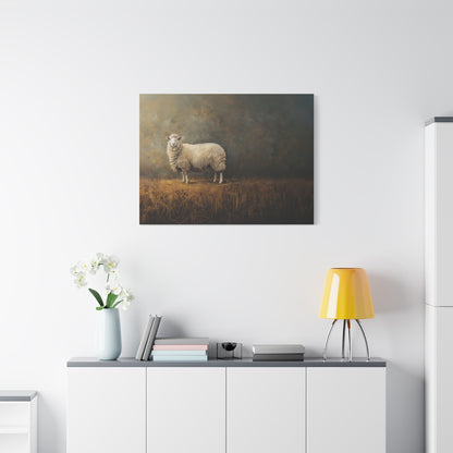 Suffolk "Molly" Sheep Canvas 1.25"