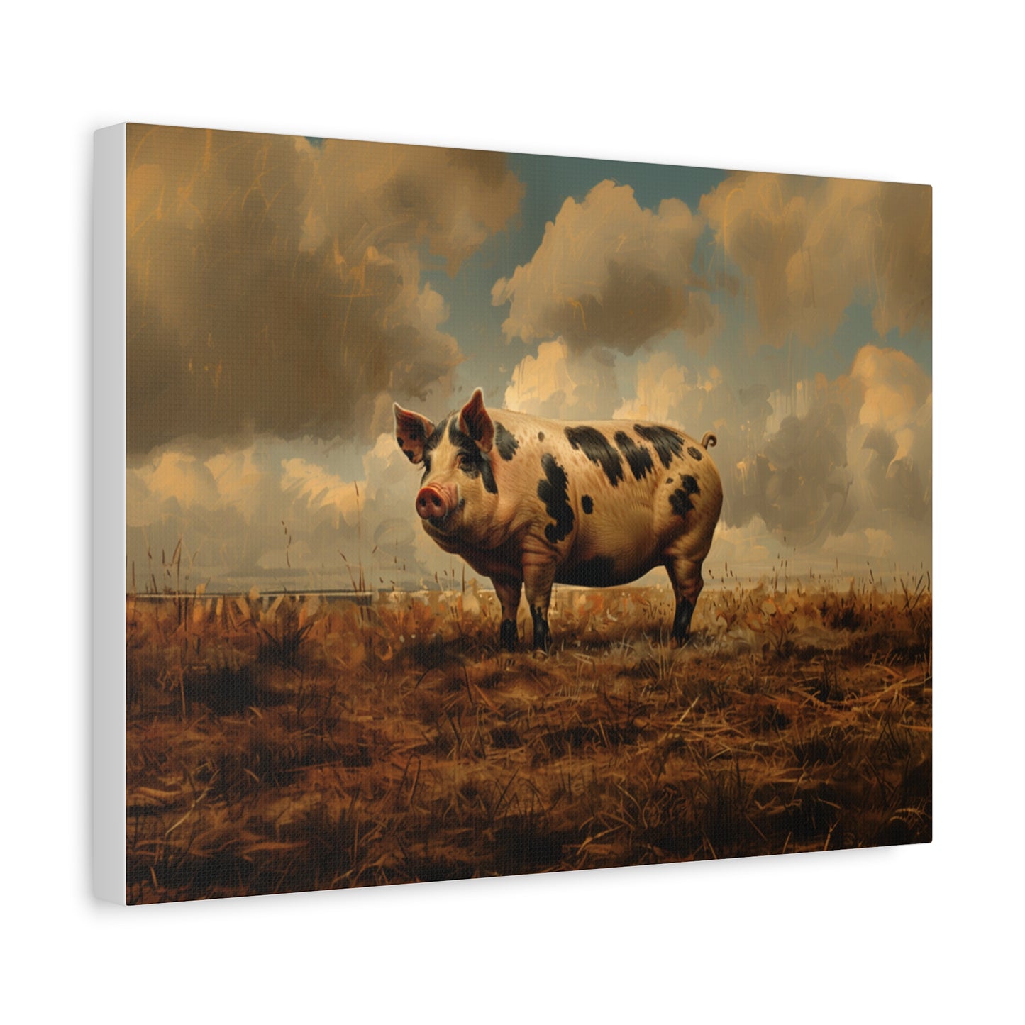 Gloucestershire "Penelope" Pig Canvas 1.25"