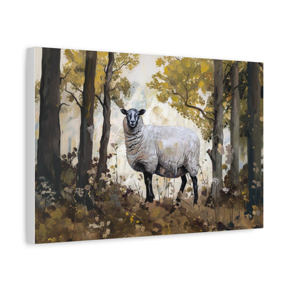 Suffolk "Dolly" Sheep Canvas 1.25"