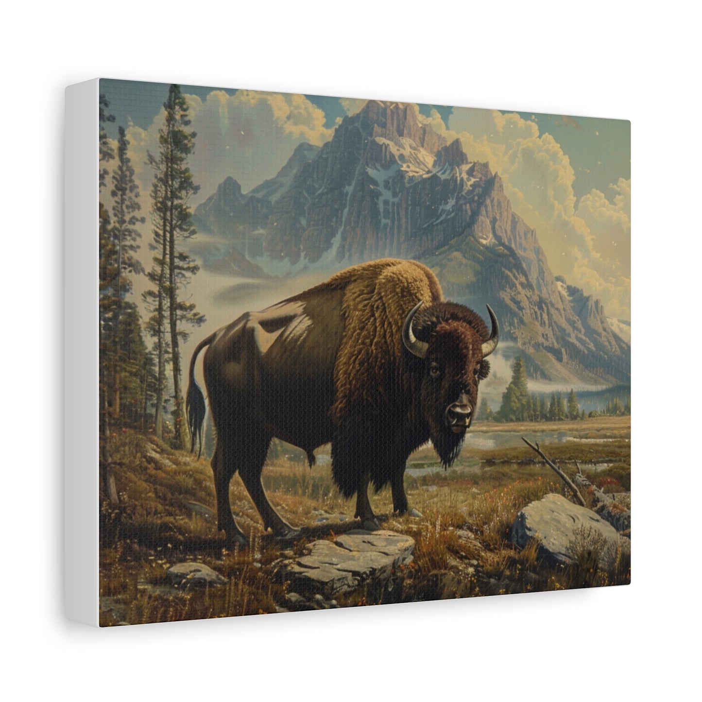 American "Whisper" Buffalo Canvas 1.25"