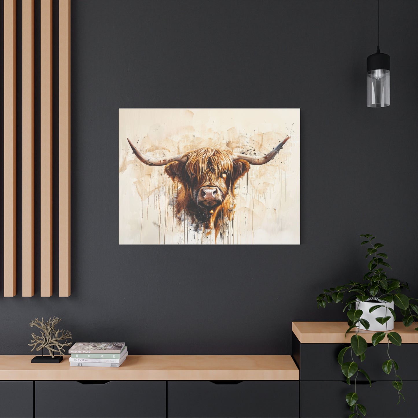 Highland "Red" Cow Canvas 1.25"