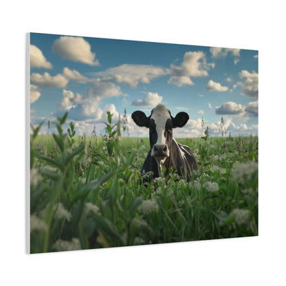 Holstein "Sky" Friesian Cow Canvas 1.25"