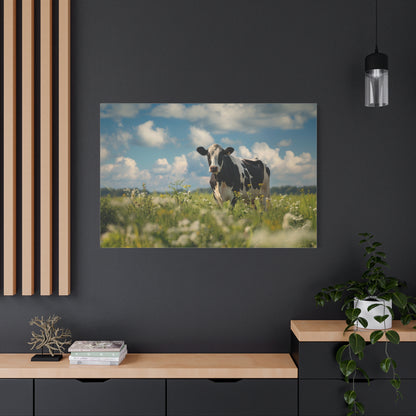 Holstein "Daisy" Friesian Cow Canvas 1.25"