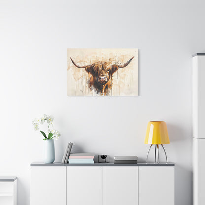 Highland "Red" Cow Canvas 1.25"