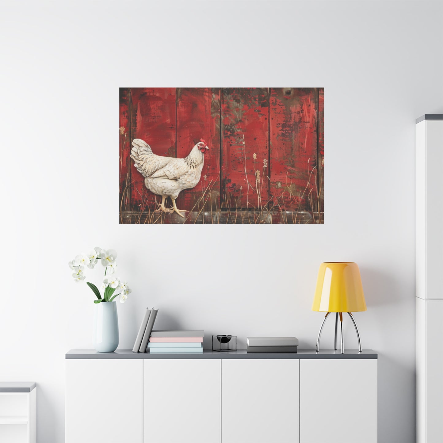 Leghorn "Spice" Chicken Canvas 1.25"