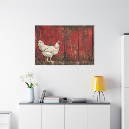 Leghorn "Spice" Chicken Canvas 1.25"