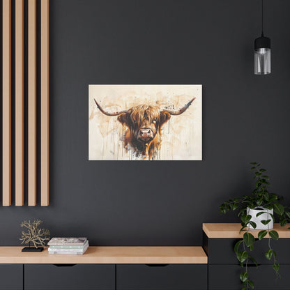 Highland "Red" Cow Canvas 1.25"