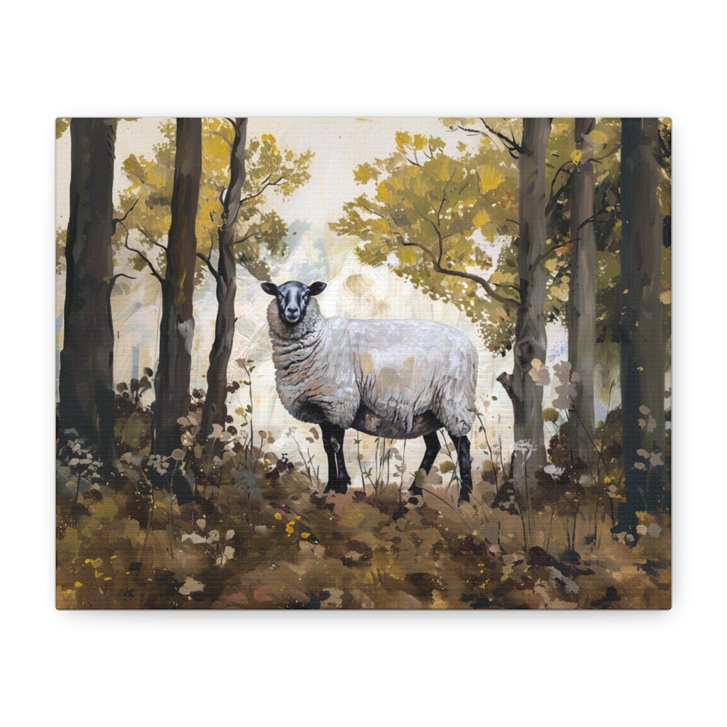 Suffolk "Dolly" Sheep Canvas 1.25"