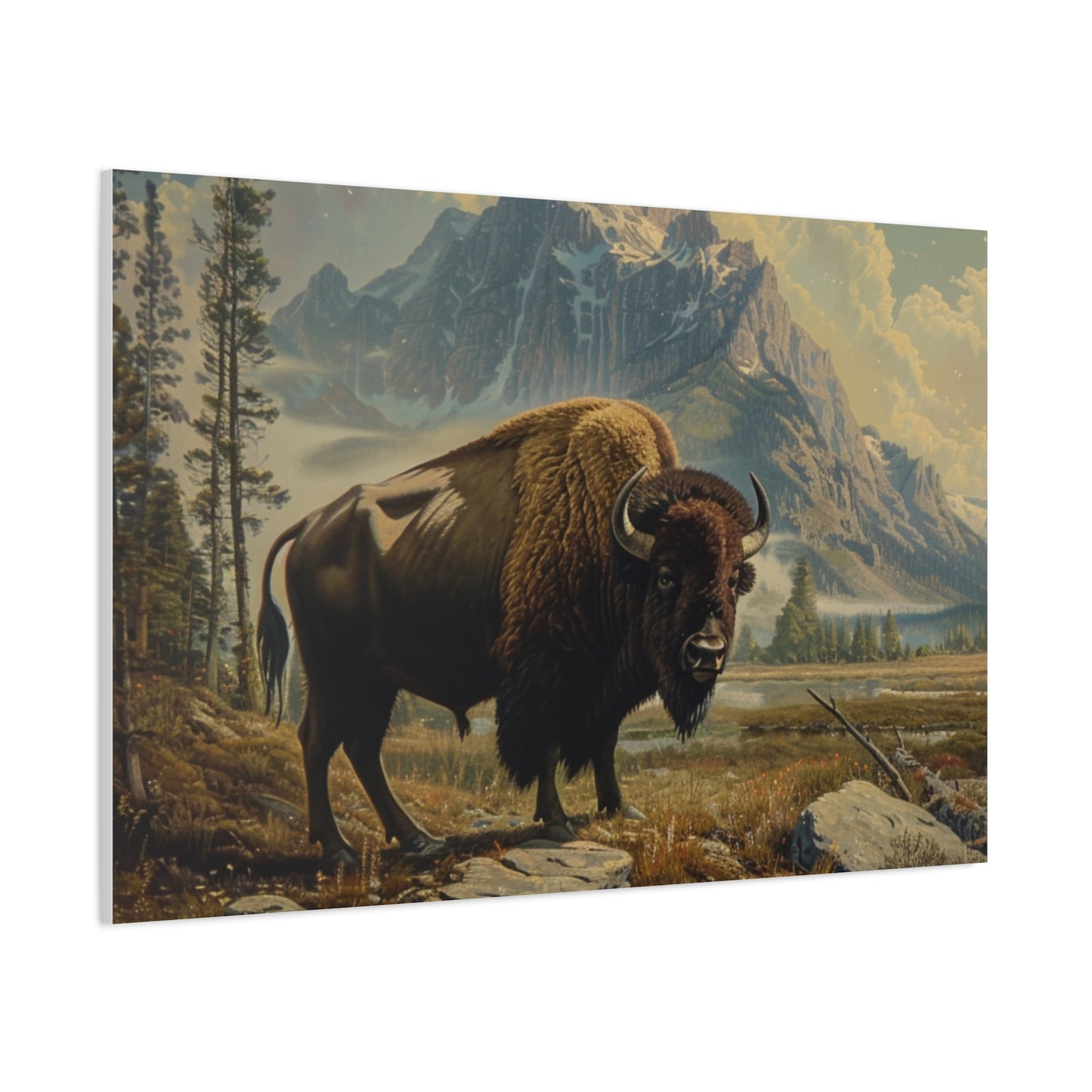 American "Whisper" Buffalo Canvas 1.25"