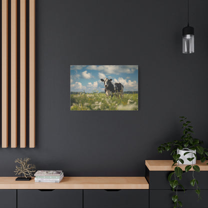 Holstein "Daisy" Friesian Cow Canvas 1.25"