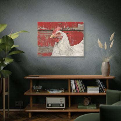 Leghorn "Bella" Chicken Canvas 1.25"