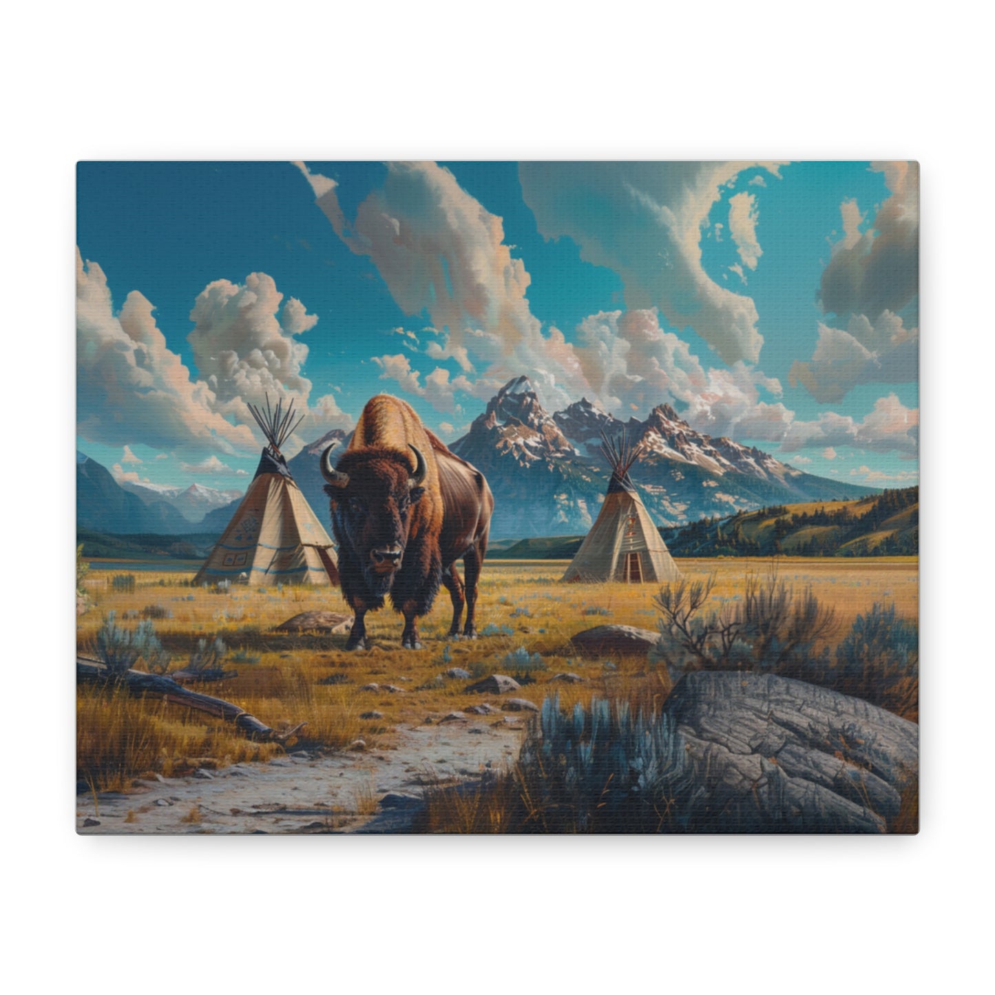 American "Dakota" Buffalo Canvas 1.25"