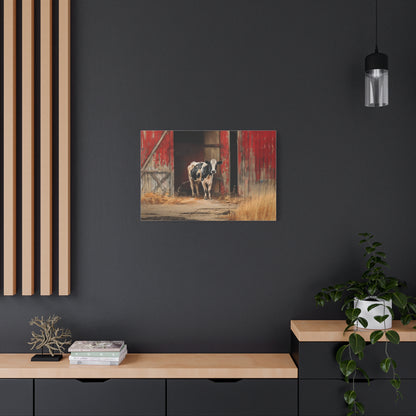 Holstein "Stella" Friesian Cow Canvas 1.25"