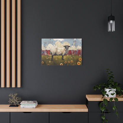 Suffolk "Bella" Sheep Canvas 1.25"