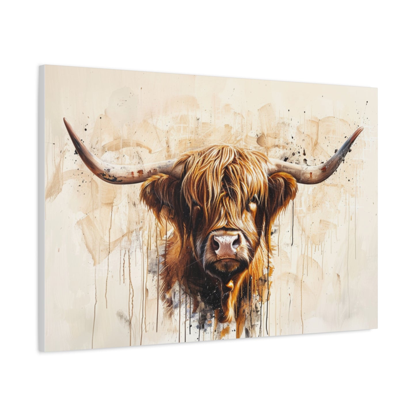 Highland "Red" Cow Canvas 1.25"