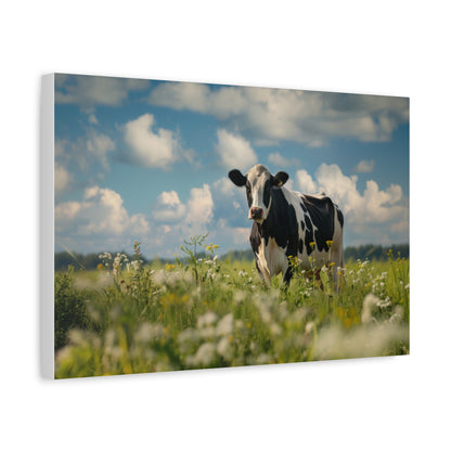 Holstein "Daisy" Friesian Cow Canvas 1.25"