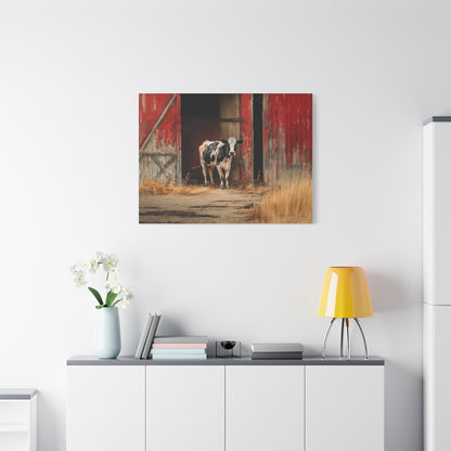 Holstein "Stella" Friesian Cow Canvas 1.25"