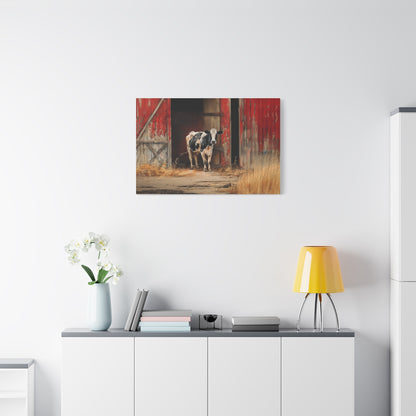 Holstein "Stella" Friesian Cow Canvas 1.25"