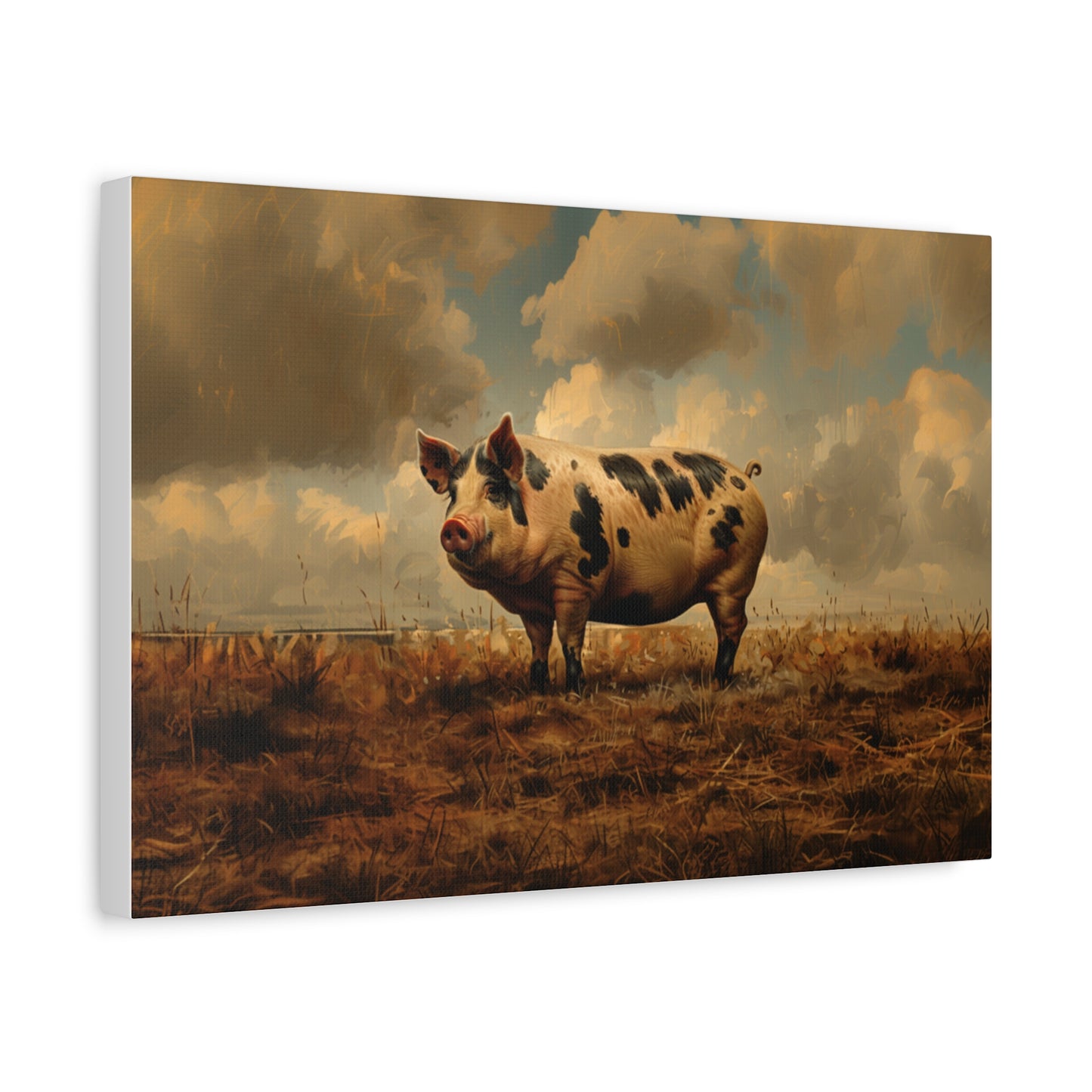 Gloucestershire "Penelope" Pig Canvas 1.25"