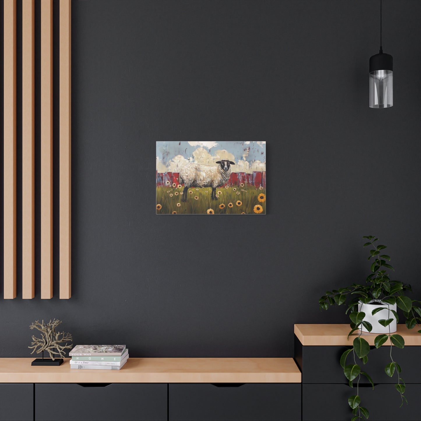 Suffolk "Bella" Sheep Canvas 1.25"