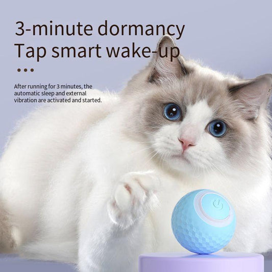 Pet Gravity Smart Rolling Ball Cat Toy Interactive