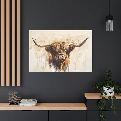 Highland "Red" Cow Canvas 1.25"