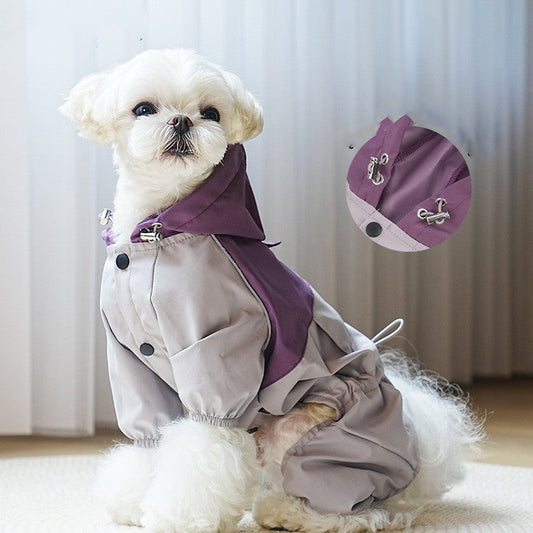 Waterproof Pet Raincoat Small Medium Dog Outdoor Clothing