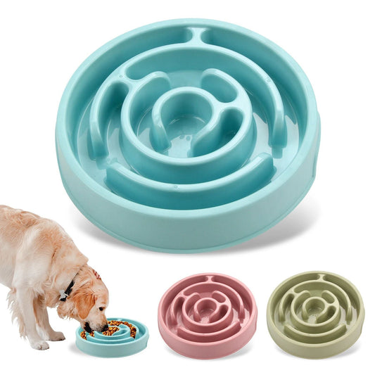 Non Slip Slow Feeder Anti Gulping Dog Bowl