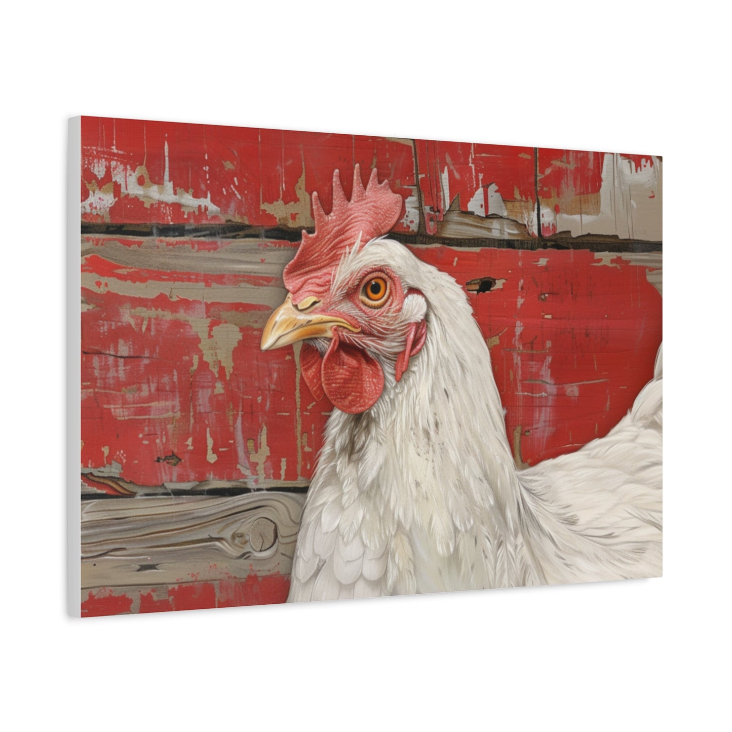 Leghorn "Bella" Chicken Canvas 1.25"