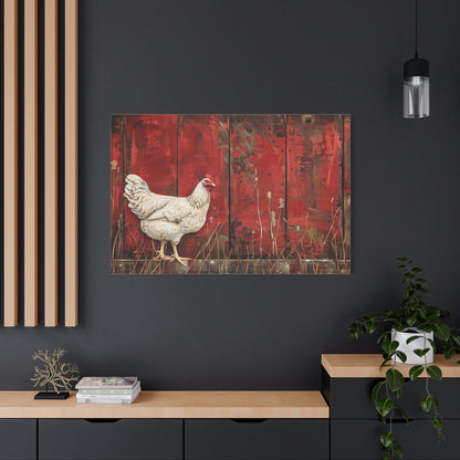 Leghorn "Spice" Chicken Canvas 1.25"