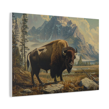 American "Whisper" Buffalo Canvas 1.25"