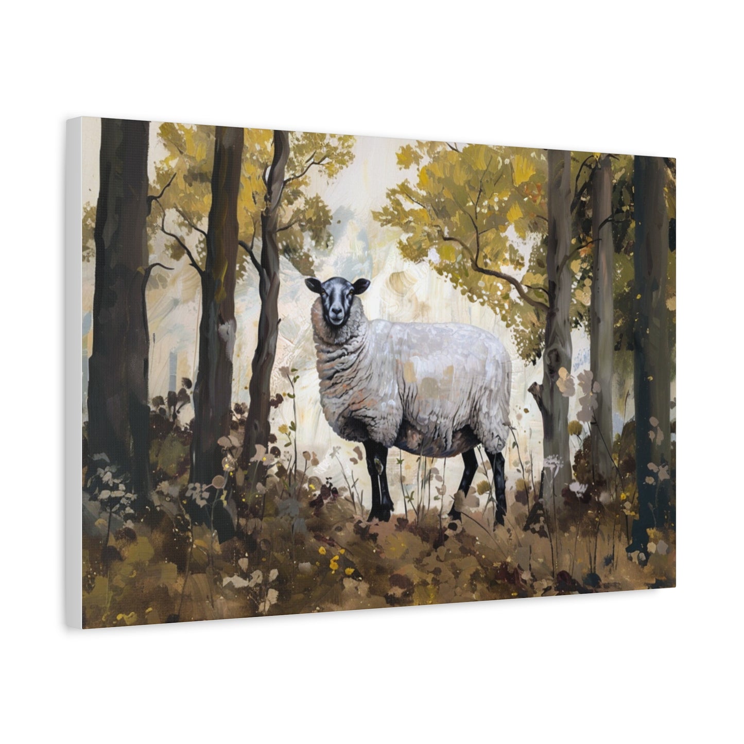 Suffolk "Dolly" Sheep Canvas 1.25"